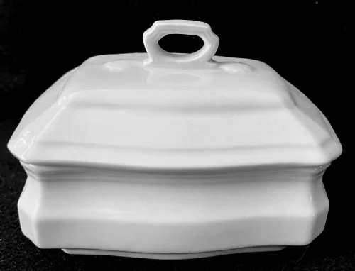Block Optic | J. & G. Meakin | Soap Box Base and Lid | Item | 001