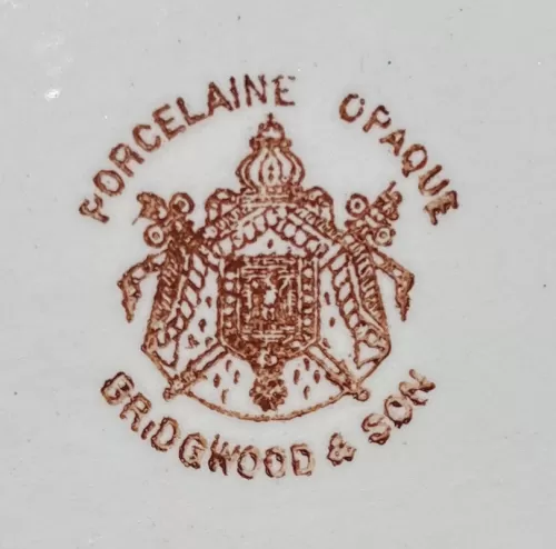 Bridgwood Strap | S. Bridgwood & Son | Relish Dish | Mark | 001