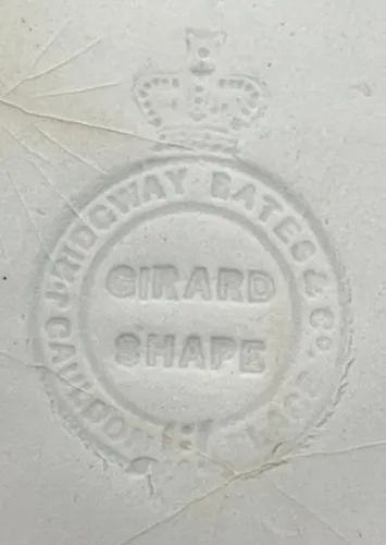 Girard Shape | Ridgway, Bates, & Co. | Chamber Pot Base and Lid | Mark | 003