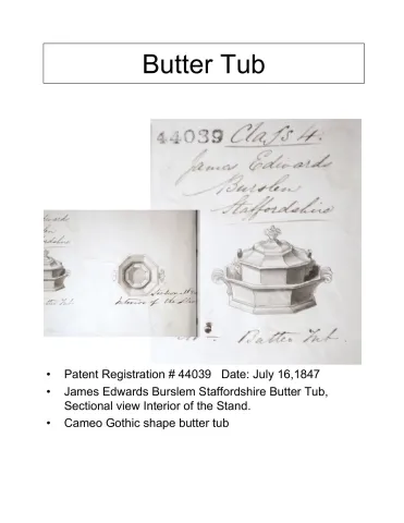 Butter Dish with Base, Lid and Insert