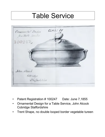 Vegetable Tureen Base and Lid