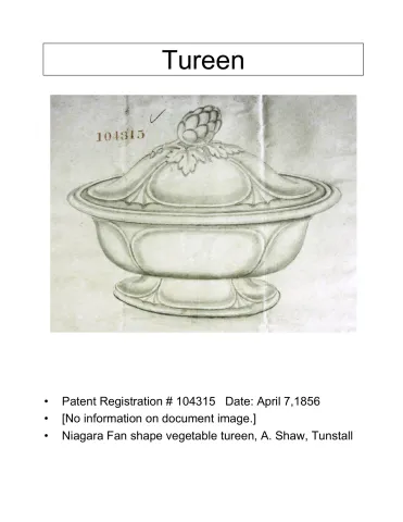 Vegetable Tureen Base and Lid