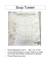 Sauce or Soup Tureen Base, Lid, and Underplate