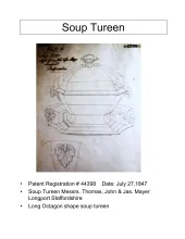 Sauce or Soup Tureen Base, Lid, and Underplate