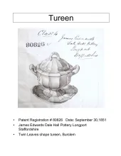 Sauce or Soup Tureen Base, Lid, and Underplate