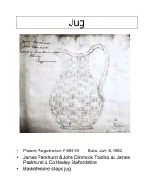 Pitcher - Table - Various Sizes
