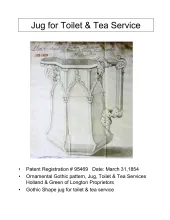 Pitcher - Table - Various Sizes
