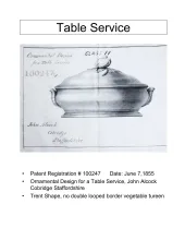 Vegetable Tureen Base and Lid