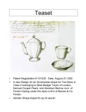 Cup and Saucer - Handled