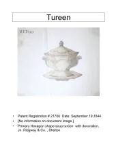 Sauce or Soup Tureen Base, Lid, and Underplate