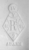 Adams Scallop | William Adams & Sons | Platter | Mark | 002