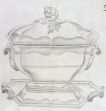 Adams Scallop_William Adams & Sons_Sauce or Soup Tureen Base, Lid, and Underplate_KewDrw_002