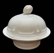 Atlantic Shape | T. & R. Boote (& Co.) | Butter Dish with Base, Lid, and Insert | Item | 008