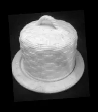 Basketweave | Unspecified | Cheese Dish Dome and Underplate | Item | 001