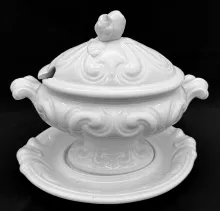 Berlin Swirl_Mayer & Elliot_Sauce or Soup Tureen Base, Lid, and Underplate_Item_001