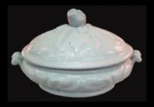Berlin Swirl | Pinder, Bourne, & Co. | Vegetable Tureen Base and Lid | Item | 001