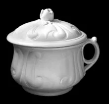 Berlin Swirl | Unspecified | Chamber Pot Base and Lid | Item | 002