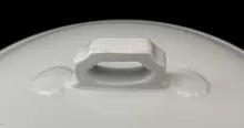Block Optic | Unspecified | Chamber Pot Lid | Finial | 005