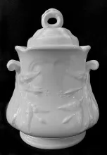 Bordered Fuchsia_Anthony Shaw_Sugar Bowl with Lid_Item_001