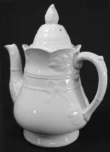 Bow Knot_J. & G. Meakin_Teapot or Coffee Pot Base and Lid_Item_001