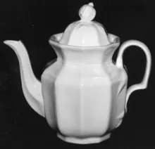 Boxy Decagon_John Alcock_Teapot or Coffee Pot Base and Lid_Item_001