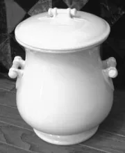 Cable Shape (Cable and Bar) | J. & G. Meakin | Waste or Slop Jar Base and Lid | Item | 001