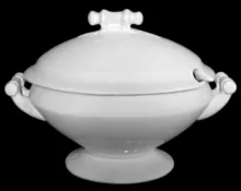 Cable Shape | J. & G. Meakin | Sauce or Soup Tureen Base and Lid | Item | 001