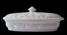Centennial Shape | W. & E. Corn | Brush Tray Base and Lid | Item | 002