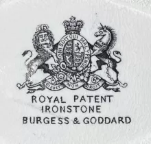 Ceres | Burgess & Goddard (Importers) | Relish Dish | Mark | 002
