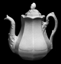 Chinese Shape | Anthony Shaw | Teapot or Coffee Pot Base and Lid | Item | 001