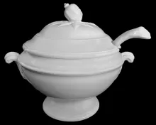 Chinese Shape_John Alcock_Sauce or Soup Tureen Base, Lid, and Ladle_Item_001