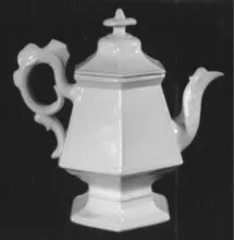 Cockscomb | Unspecified | Teapot or Coffee Pot Base and Lid | Item | 001