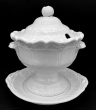 Columbia Shape_G. Wooliscroft_Sauce or Soup Tureen Base, Lid, and Underplate_Item_001