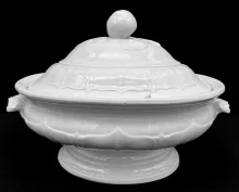 Columbia Shape_G. Wooliscroft_Vegetable Tureen Base and Lid_Item_001