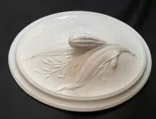 Corn and Oats | Unspecified | Vegetable Tureen Lid | Item | 001