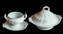 Early Swirl | Francis Morley (& Co.) | Vegetable Tureen Base and Lid | Collection | 001