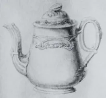Erie Shape (Sharon Arch)_Davenport (& Co.)_Teapot or Coffee Pot Base and Lid_KewDrw_001