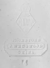 Erie Shape (Sharon Arch)_J. Wedgwood_Sugar Bowl with Lid_Mark_002