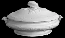 Erie Shape (Sharon Arch) | Unspecified | Vegetable Tureen Base and Lid | Item | 001