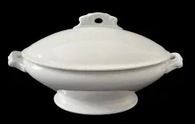 Fish Hook | Alfred Meakin | Vegetable Tureen Base and Lid | Item | 001