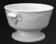 Flora (Bordered Gooseberry)_Wedgwood & Co._Hot Toddy Bowl with Handles (No Lid)_Item_001