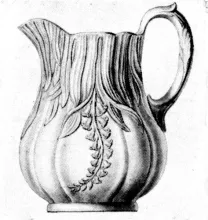 Flora Shape | John Alcock | Creamer or Cream Pitcher | ItemDrw | 001