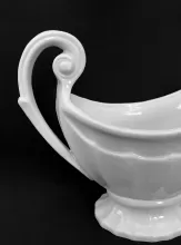 Fluted Double Swirl | James Edwards | Gravy Boat | Handle | 003