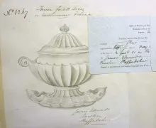 Fluted Double Swirl_James Edwards_Sauce or Soup Tureen Base, Lid, and Underplate_KewItem_002