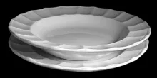 Fluted Panels | J. Wedgwood | Soup Plate | Collection | 001