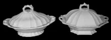 Fluted Panels | J. Wedgwood | Vegetable Tureen Base and Lid | Collection | 001