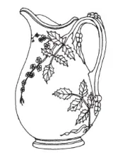Forget-Me-Not | E. & C. Challinor | Ewer | ItemDrw | 001