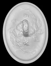 Forget-Me-Not_Unspecified_Vegetable Tureen Lid_Item_001