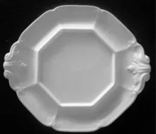 Framed Leaf | J. W. Pankhurst (& Co.) | Sauce or Soup Tureen Underplate | Item | 003