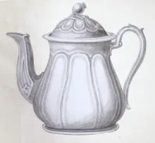 Framed Panels_Charles Meigh & Son_Teapot or Coffee Pot Base and Lid_KewDrw_004